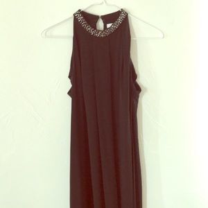 Calvin Klein Black, Jewel Collar Dress